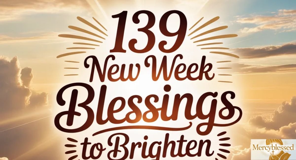 139 New Week Blessings to Brighten Your Week