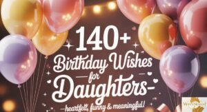 140+ Birthday Wishes for Daughters—Heartfelt, Funny & Meaningful!