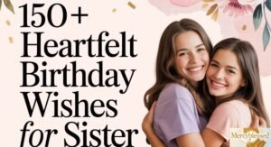 150+ Heartfelt Birthday Wishes For Sister