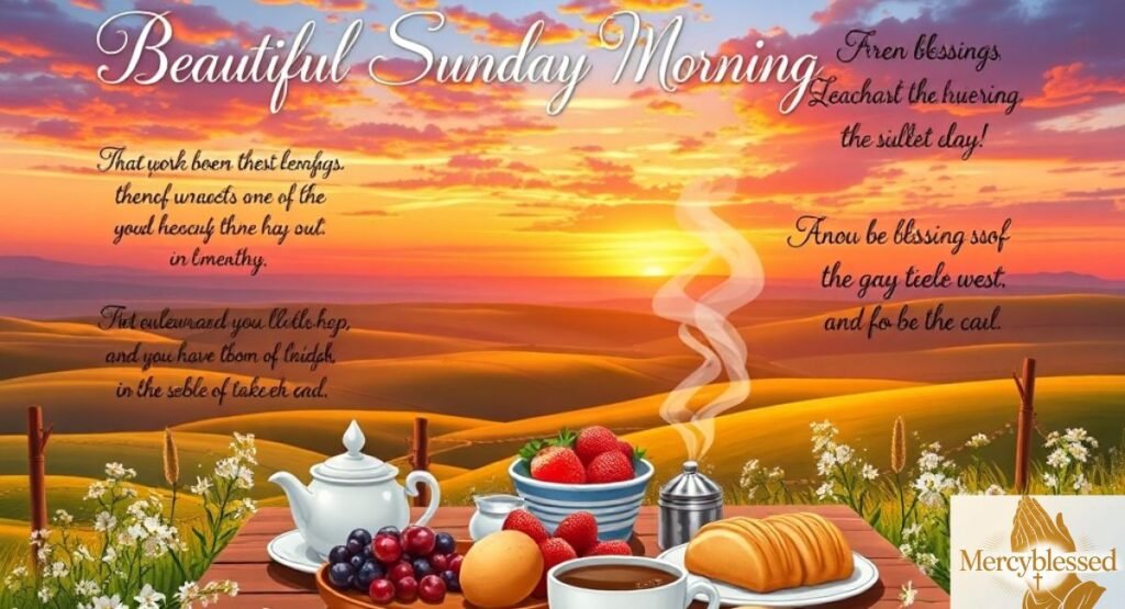 Top Good Morning Sunday Blessings Bringing Peace and Positivity