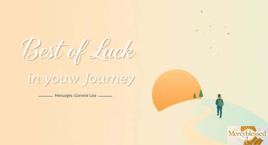 60+ Best of Luck in Your New Journey Messages
