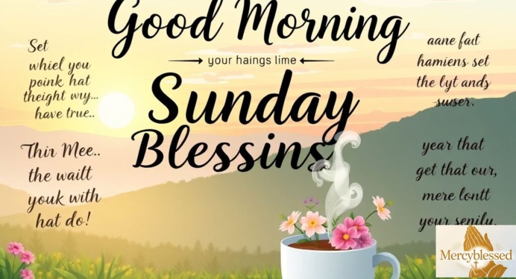 Top Good Morning Sunday Blessings Bringing Peace and Positivity