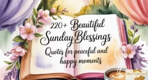 220+ Beautiful Sunday Blessings Quotes For Peaceful And Happy Moments