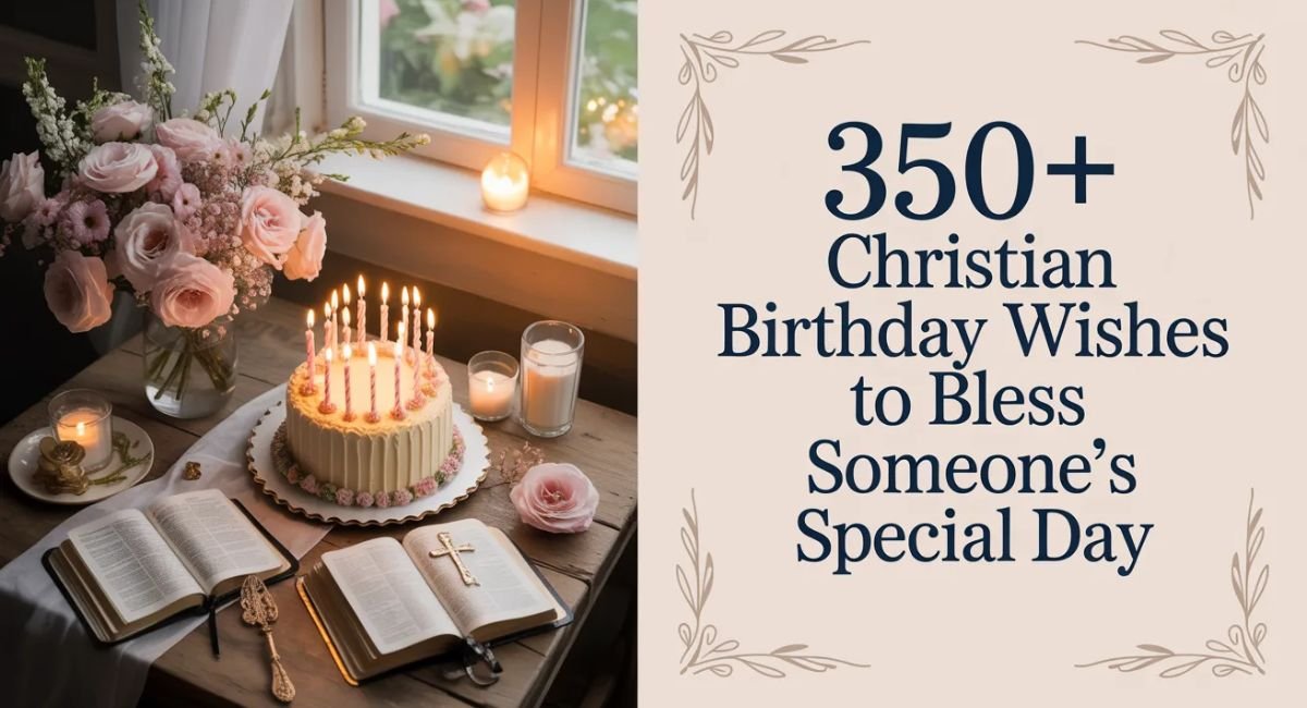 350+ Christian Birthday Wishes to Bless Someone's Special Day