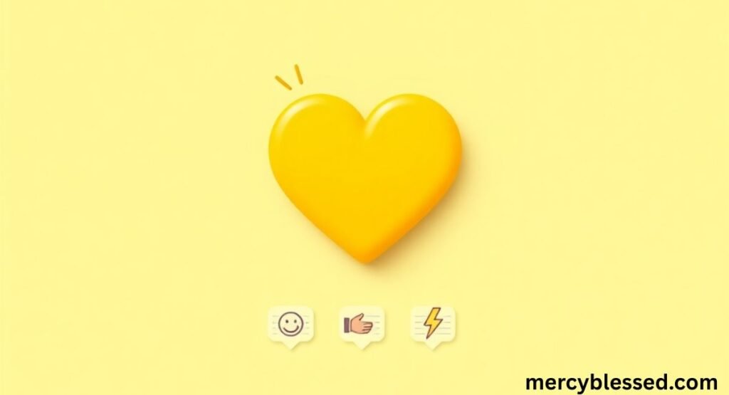 Yellow Heart Emoji Meaning and How to Respond to It