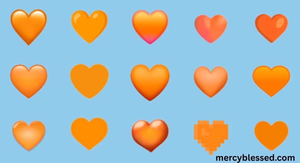 Orange Heart Emoji Meaning and How to Respond to It