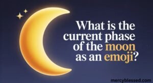What Is the Current Phase of the Moon as an Emoji?