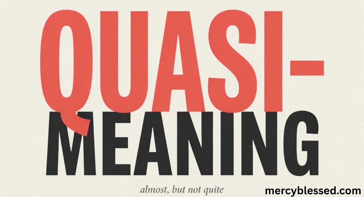 Quasi Meaning: What Does “Quasi” Mean in Text and Everyday Conversation?