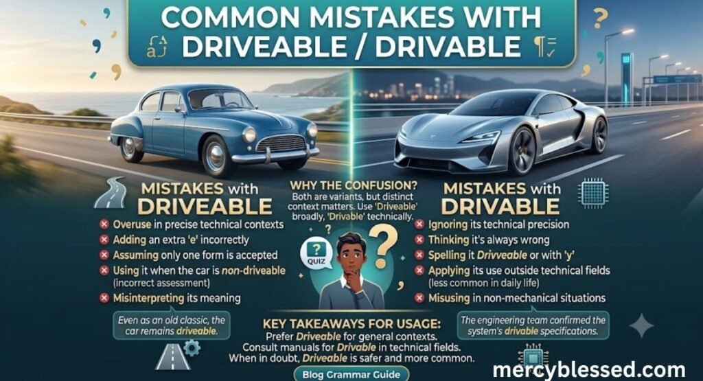 Driveable or Drivable: The Hidden Grammar Truth 