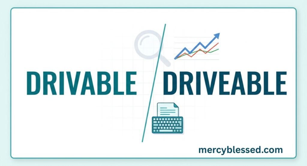 Driveable or Drivable: The Hidden Grammar Truth 