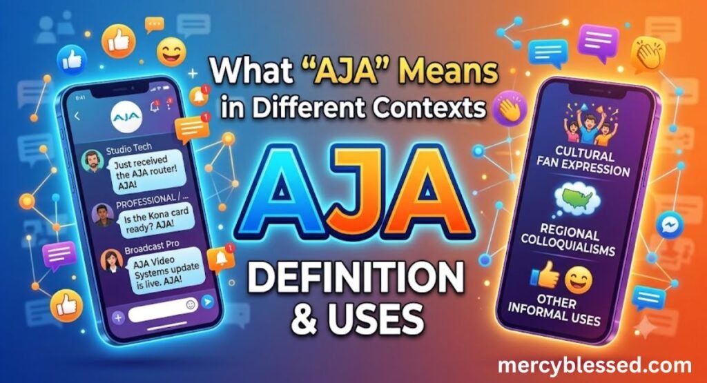 AJA Meaning in Text: Definition & Uses
