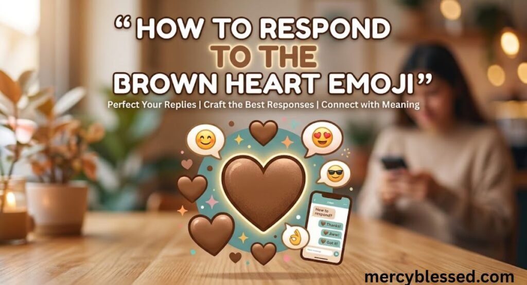 Brown Heart Emoji Meaning and Best Responses