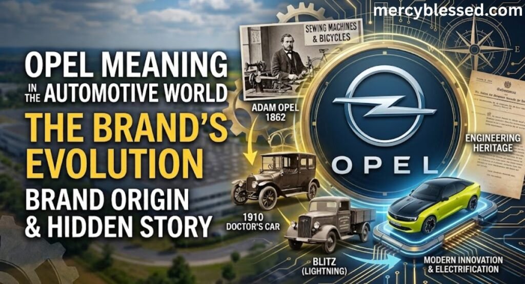 OPEL Meaning Explained: Brand Origin & Hidden Story