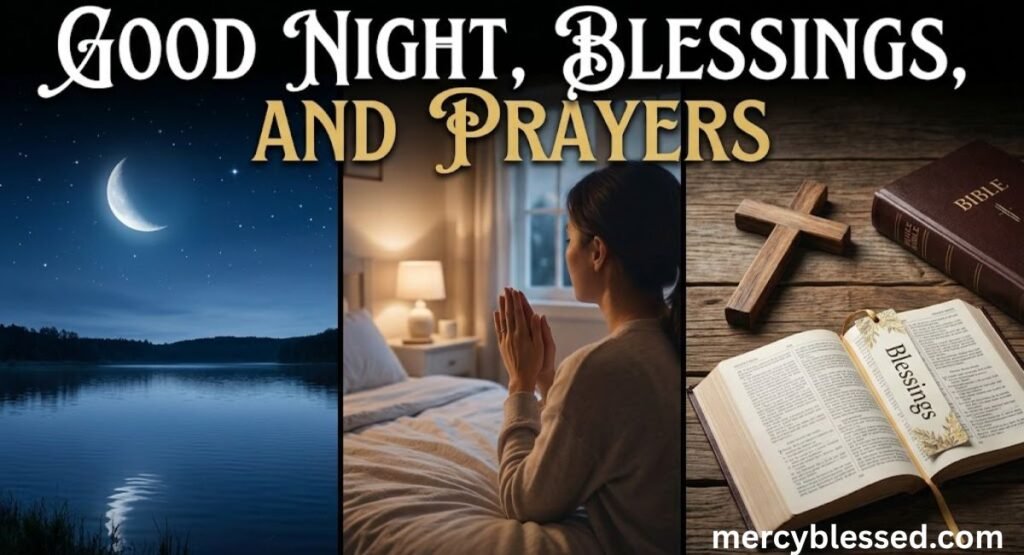 Beautiful Good Night Blessings and Prayers to Send Peaceful Dreams to Family & Friends