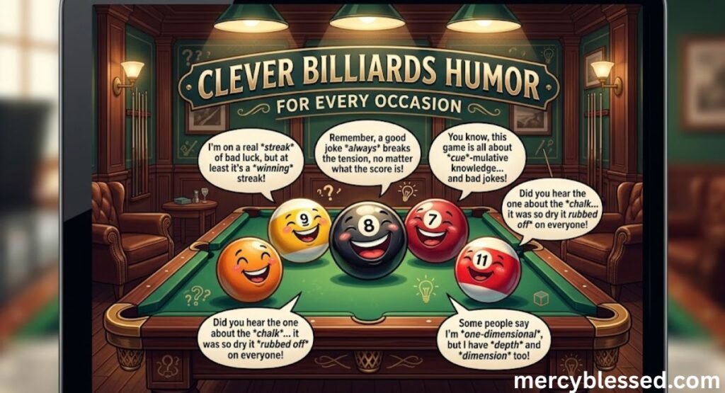 217+ Funny Billiards Puns Jokes One Liner